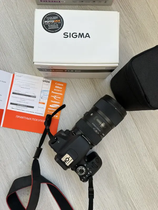 Объектив SIGMA 18-35mm 1.8 canon