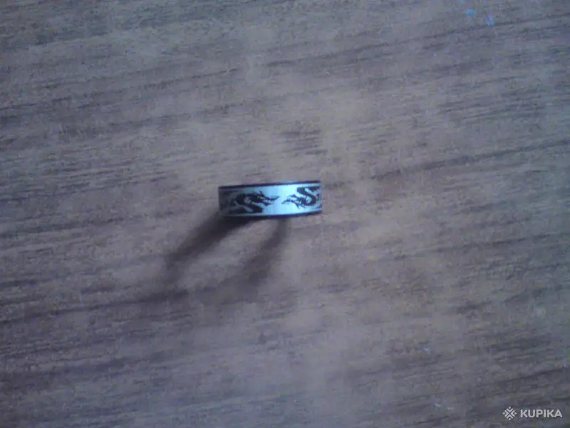 Кольцо унисекс"Дракон!" готическое из нерж.стали