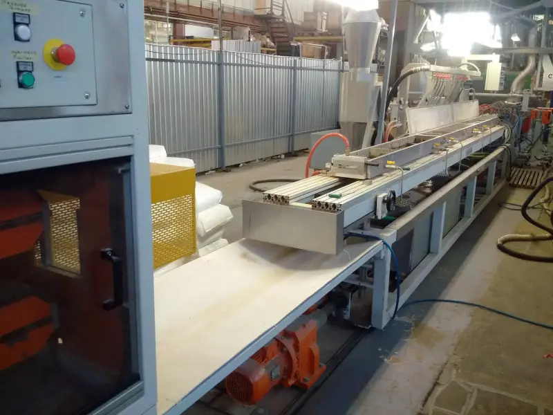 Экструзионная линия ICMA San Giorgio для производства террасной доски БелДэк