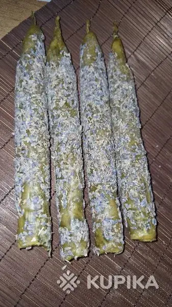 Свечи восковые очищающие с лавандой