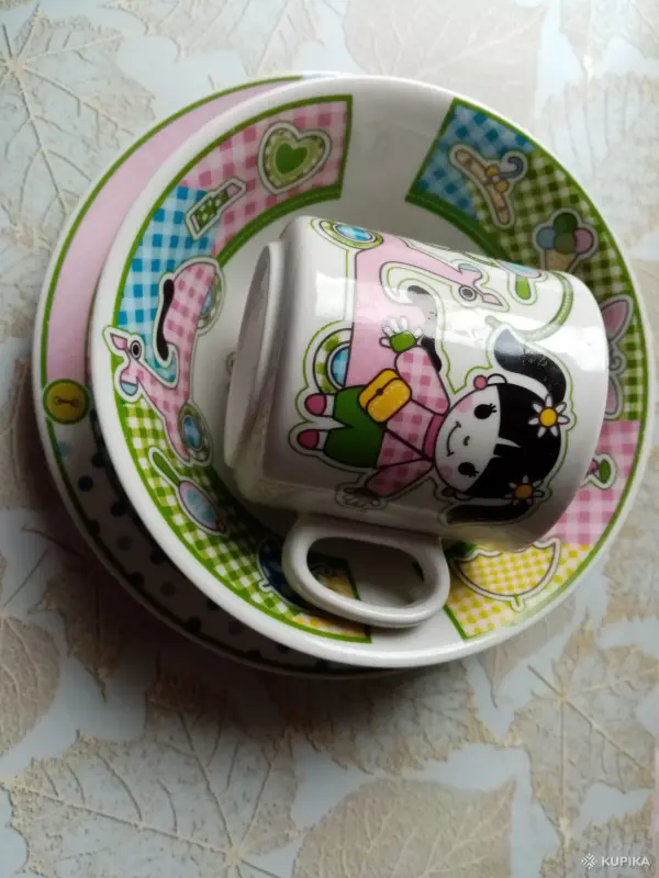 Посуда для девочки 3пр