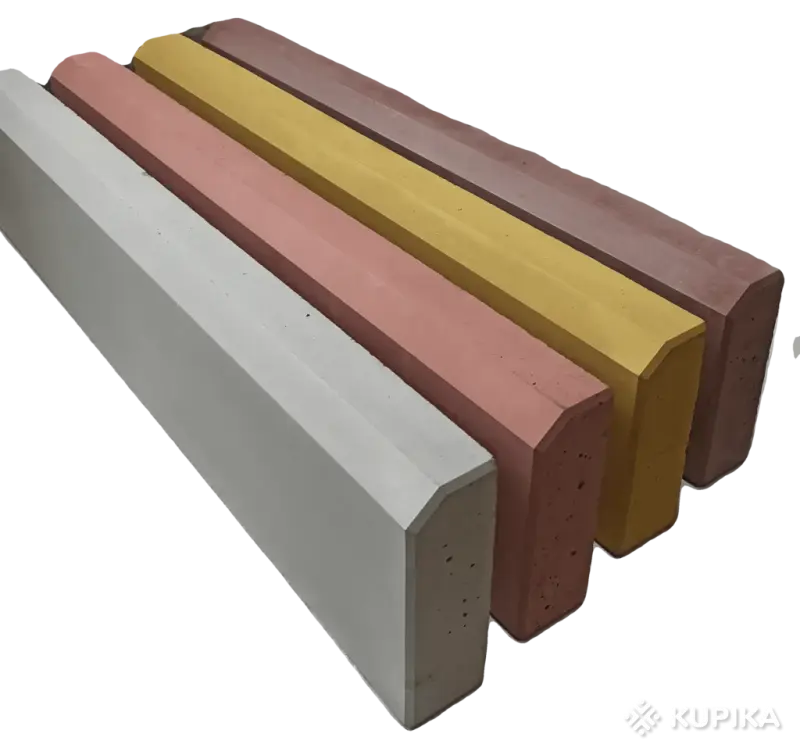 Борт тротуарный 1000*200*80мм (цветной)