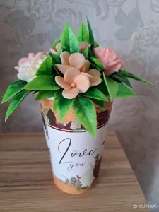 Букеты из мыльных цветов