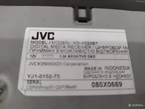 USB-магнитола JVC KD-X320BT Bluetooth