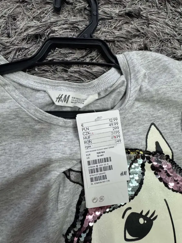Кофта Елинорог H&M.Подьша