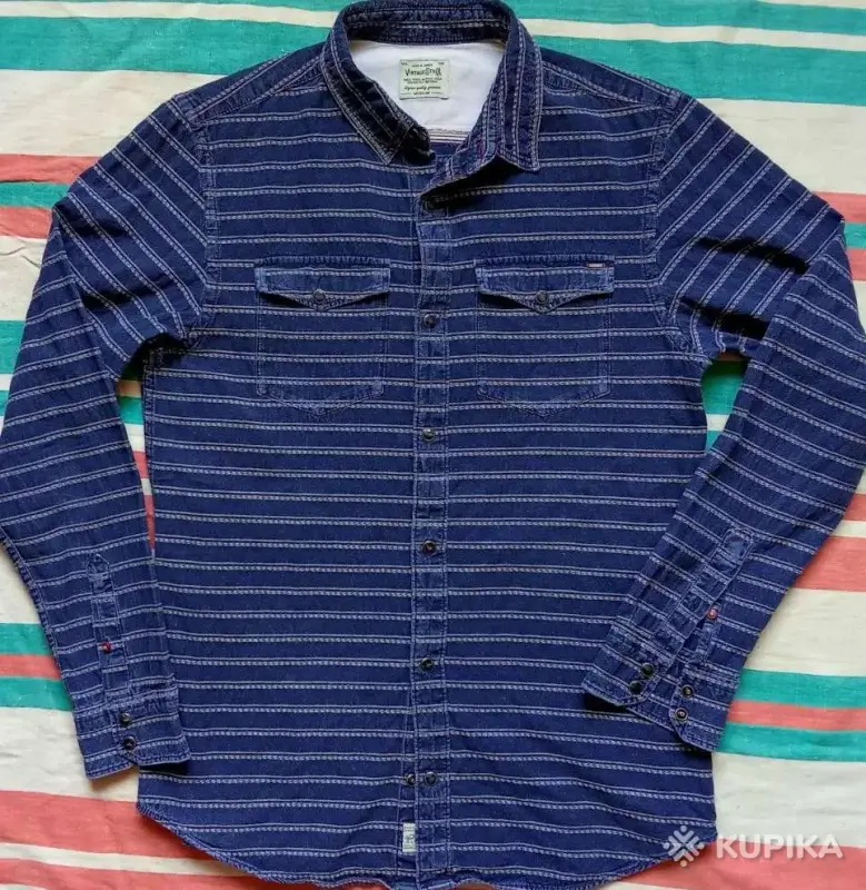 Рубашка Jack&Jones разм 46-48, 100% cotton