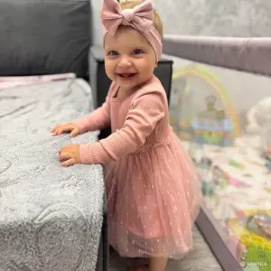 Нарядное платье для девочки 1-2 лет