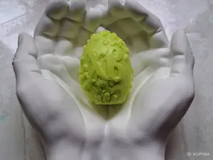 Ладони, новые, ручная работа из гипса в форме рук+ ароматное мыло к ПАСХЕ