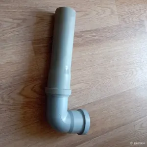 Колено и труба канализации (Dn 50, угол 90)