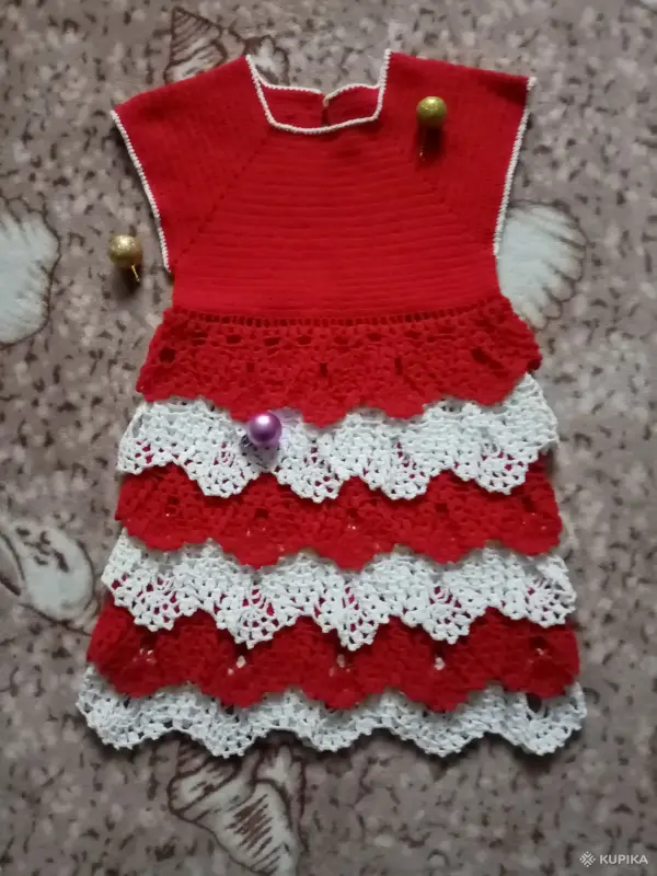 Платье вязанное акрил