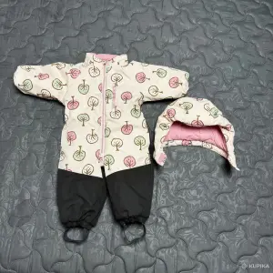 Зимний комбинезон для девочки 1-1,5 года