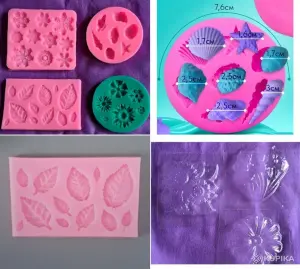 Силиконовые молды и пластиковые, новые, разные
