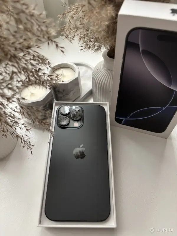 iphone 16 Pro Max, 512 gb, Black Titanium, 97% АКБ
