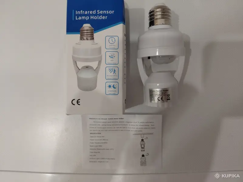 Датчик движения патрон е 27