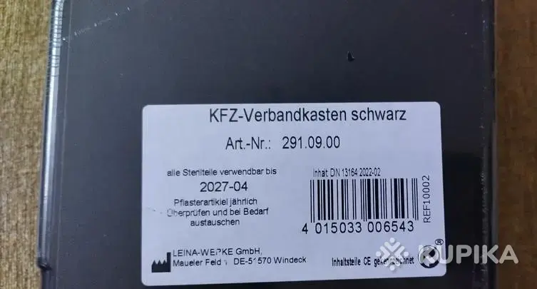 Аптечка первой помощи MALTESER (Германия) - Краснополье - 242622 - Доска объявлений Kupika.by - Фото 4