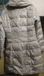 Женское удлинённое пальто MANGO (болоньевое)