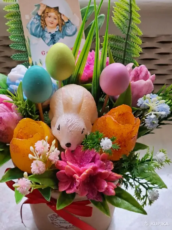 Букеты из мыльных цветов к Пасхе - Вся Беларусь - 238544 - Доска объявлений Kupika.by - Фото 2