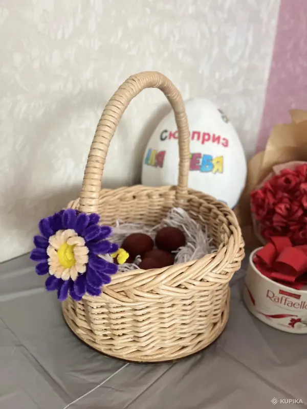 Handmade изделия - Корзина круглая - Вся Беларусь - Фото 2 Корзина круглая - Вся Беларусь - 243796 - Доска объявлений Kupika.by - Фото 2