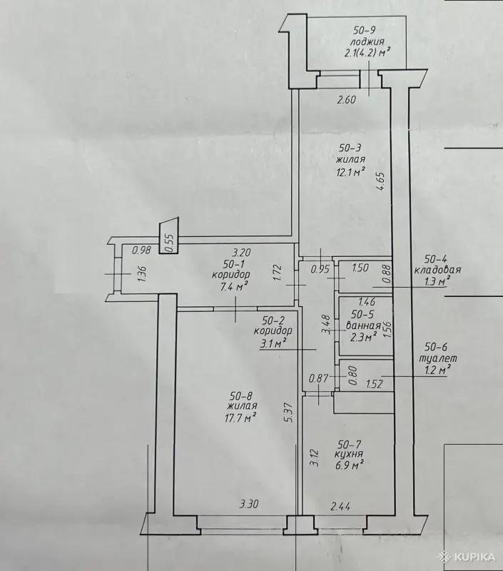 2-х комнатная квартира в кирпичном доме с ремонтом в Минске - Вся Беларусь - 223789 - Доска объявлений Kupika.by - Фото 12