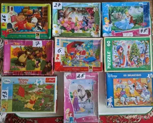 Пазлы разные, б.у в хорошем состоянии