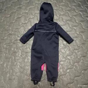 Теплый комбинезон для девочки 6-12 месяцев