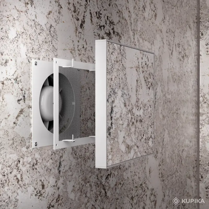 Вентилятор Квадро (белый)