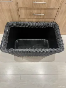 Короба,  кашпо из ротанга