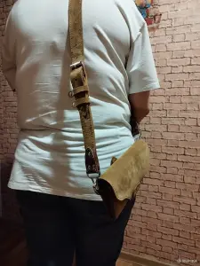 мужская сумочка под всякую всячину.кожа гарантия.