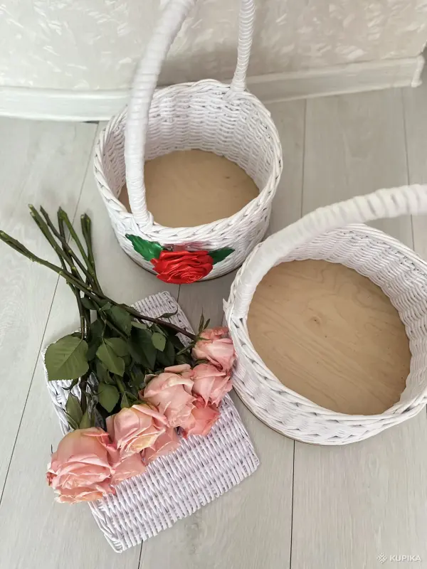 Handmade изделия - Корзинка с ручкой - Калинковичи - Фото 3 Корзинка с ручкой - Калинковичи - 243791 - Доска объявлений Kupika.by - Фото 3
