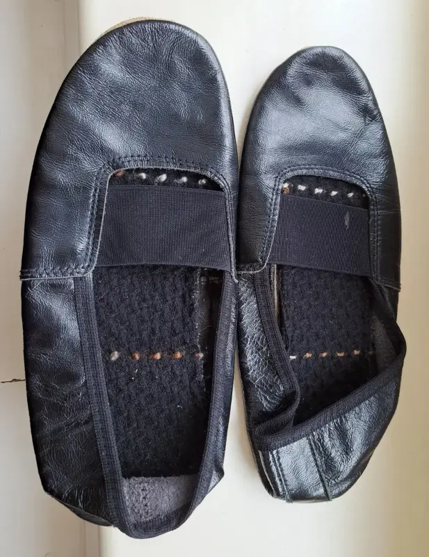 Чешки черные, р.39 (по стельке 25см), б.у