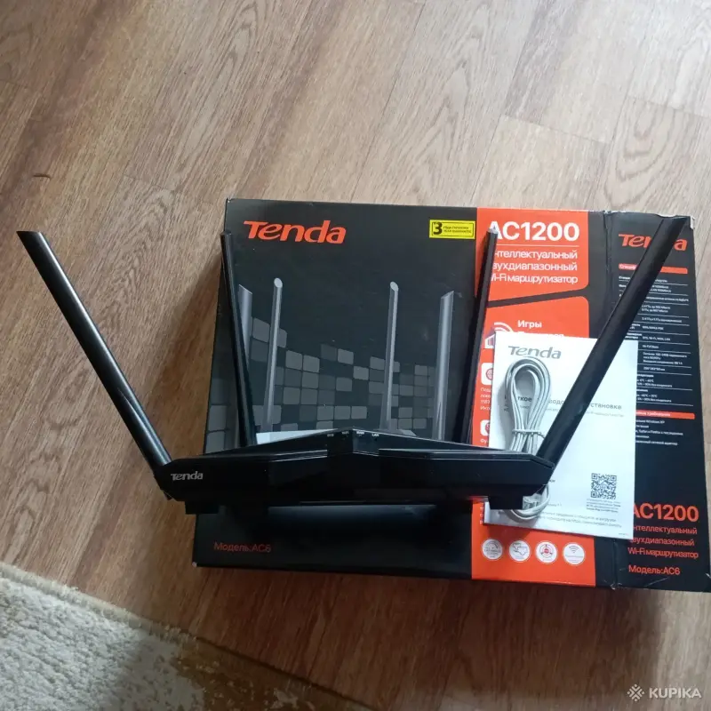 WiFi роутер (модем) Tenda AC1200 AC6 (2.4/5 ГГц) - Вся Беларусь - 245024 - Доска объявлений Kupika.by - Фото 4