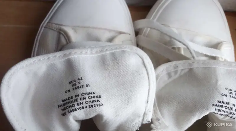 Кроссовки кеды белые H&M евро размер 42 - Вся Беларусь - 242854 - Доска объявлений Kupika.by - Фото 5