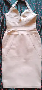 Платье беж
