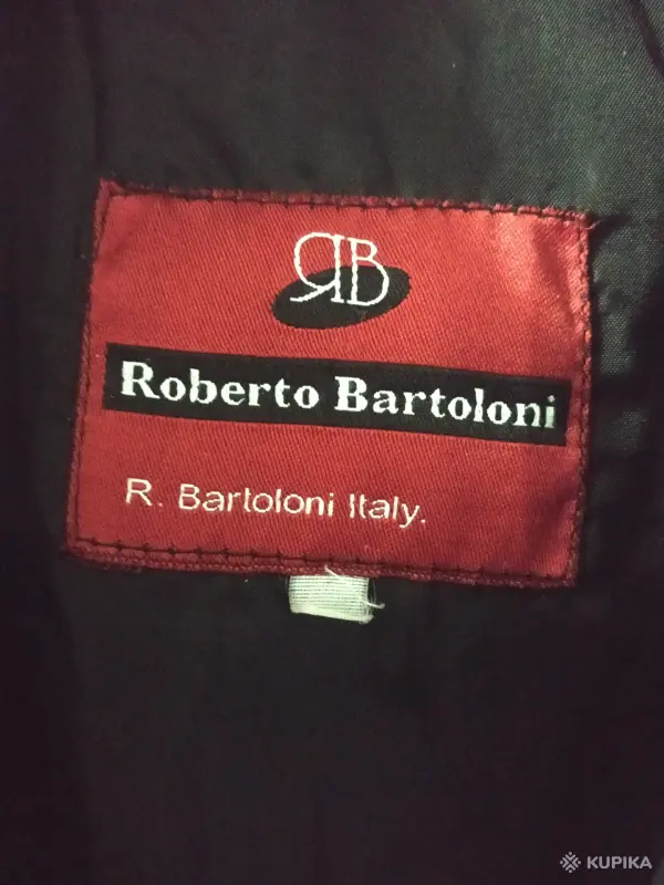 Итальянская мужская куртка Roberto Bartoloni - Вся Беларусь - 244301 - Доска объявлений Kupika.by - Фото 2