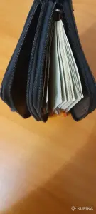 Барсетка мужская, клатч, черная с замком, новая.