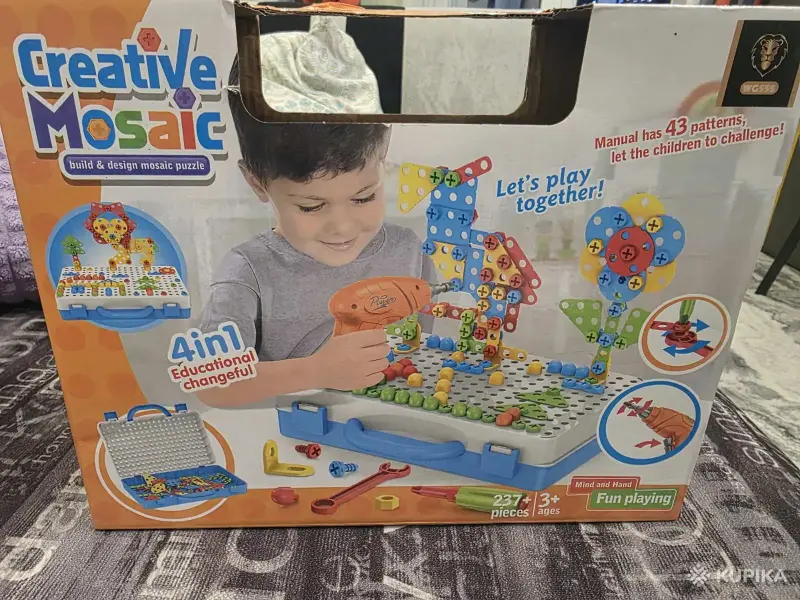 Развивающий конструктор с шуруповёртом