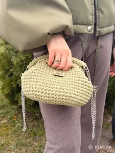 Сумочка мини на фермуаре