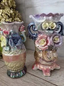 Фарфоровая ваза, винтаж. Китай