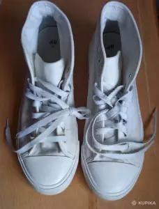 Кроссовки кеды белые H&M евро размер 42