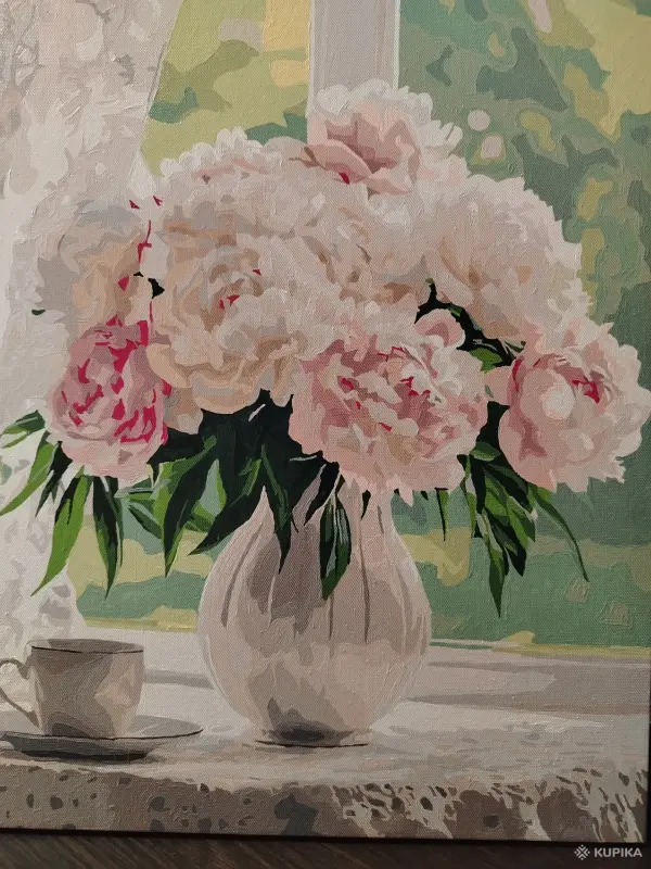 Картина пионы