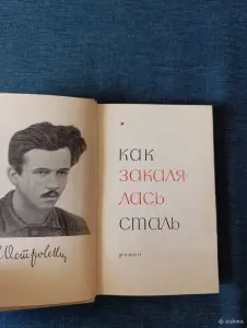 Книга. Николай Островский. " Как закалялась сталь ".