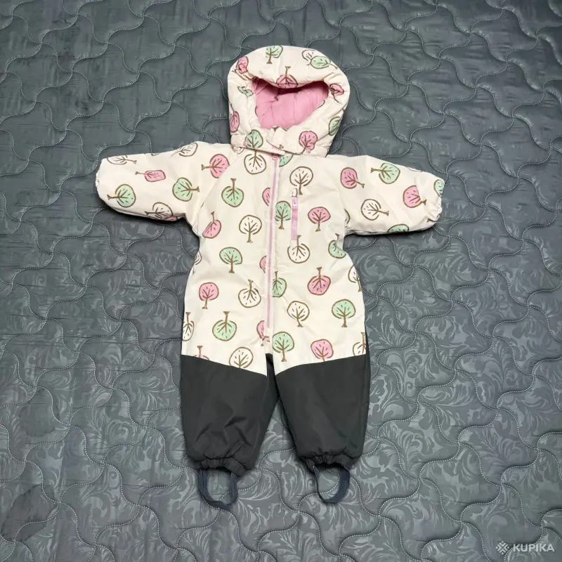Зимний комбинезон для девочки 1-1,5 года