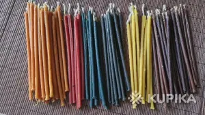 Свечи тонкие восковые