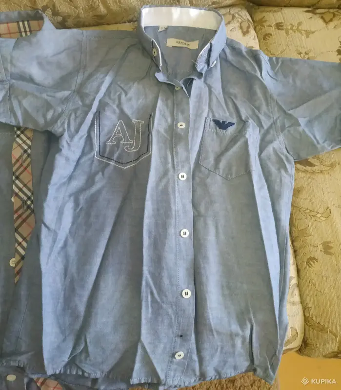Детские рубашки Burberry London и Armani Junior, оригинал - Вся Беларусь - 244098 - Доска объявлений Kupika.by - Фото 3