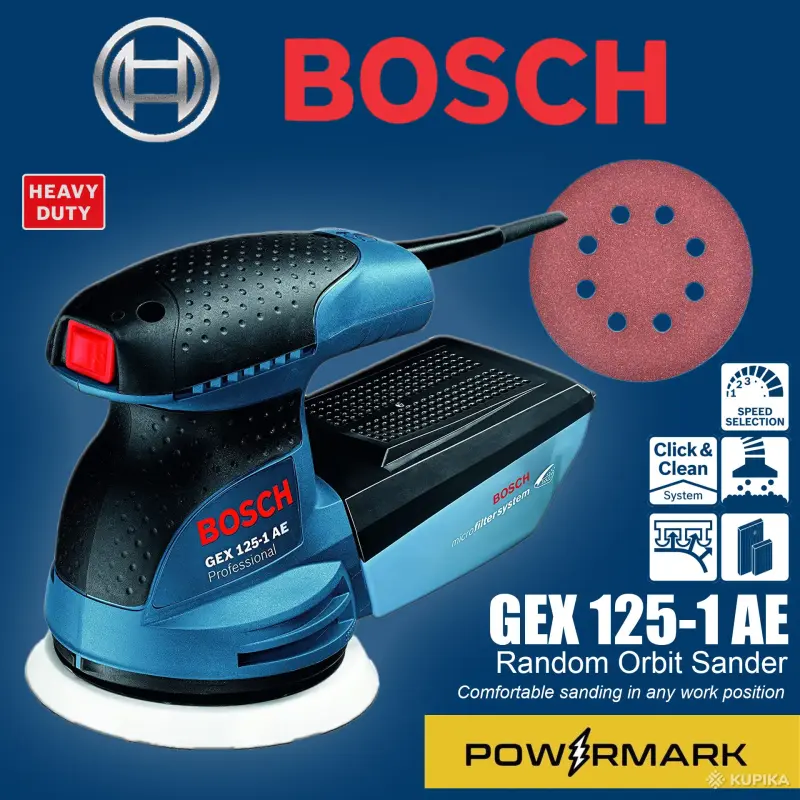 Эксцентриковая шлифмашина Bosch GEX 125-1 AE
