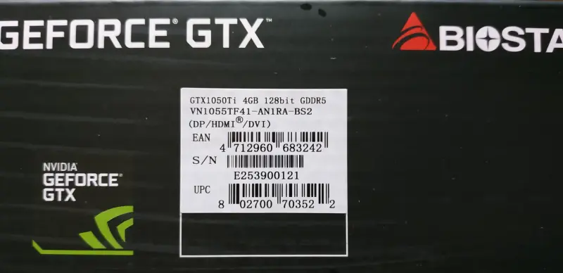 BIOSTAR GeForce GTX 1050 Ti 4GB GDDR5 - Вся Беларусь - 242113 - Доска объявлений Kupika.by - Фото 3