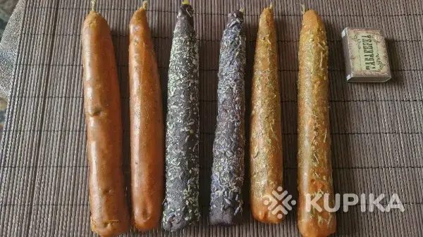 Свечи восковые с травами зверобой мята лаванда