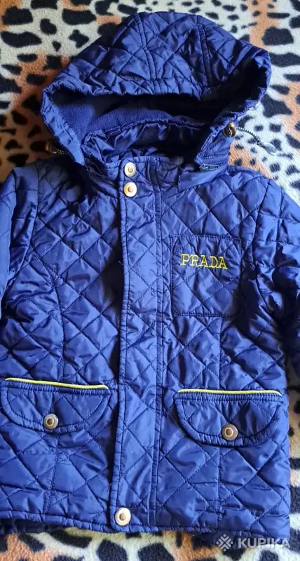 Куртка синяя с желтыми вставками на мальчика 5-6лет, р.104-116, б.у с капюшоном - Вся Беларусь - 242397 - Доска объявлений Kupika.by - Фото 2