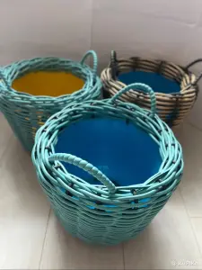 Короба,  кашпо из ротанга