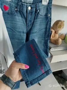 Лонгслив Here&There + Джинсы FanDay на 9-10лет/134-140см